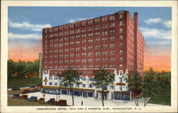 Ambassador Hotel - 14th and K Streets NW Postcard