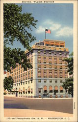 Hotel Washington, 15th and Pennsylvania Ave., N.W Postcard