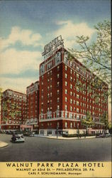Walnut Park Plaza Hotel Postcard