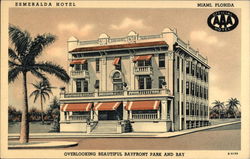 Esmeralda Hotel Miami, FL Postcard Postcard