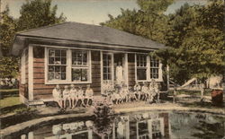 Children's Playground Pocono Manor Inn Pennsylvania Postcard Postcard