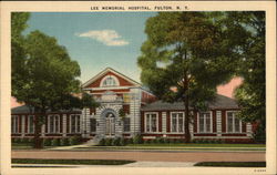 Lee Memorial Hospital Fulton, NY Postcard Postcard