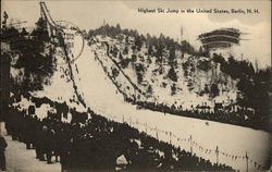 Highest Ski Jump in the United States Postcard
