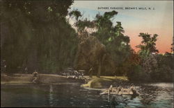 Bathers Paradise Browns Mills, NJ Postcard Postcard