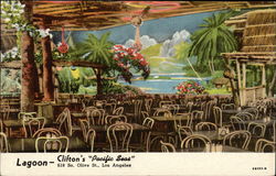 Lagoon - Clifton's "Pacific Seas" Los Angeles, CA Postcard Postcard