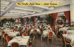 The Candle Light Room -- Hotel Victoria Postcard