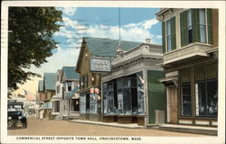 Commercial Street Opposite Town Hall Postcard