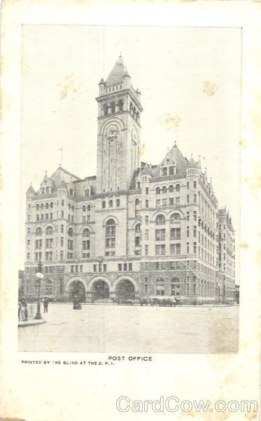Post Office Washington District of Columbia Washington DC