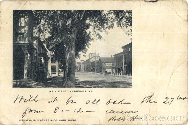 Main Street Vergennes Vermont