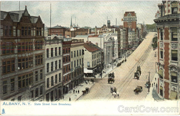 State Street From Broadway Albany New York