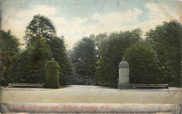 Entrance Of Prospect Park, Flatbush Brooklyn New York