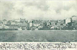 A Climpse Of Seattle From The Harbor Postcard