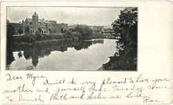 River Scene Postcard
