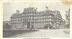 State War And Navy Department Postcard