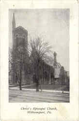 Christ's Episcopal Church Williamsport, PA Postcard Postcard