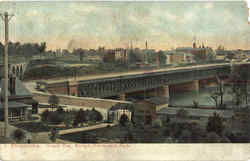 Girard Ave. Bridge, Fairmount Park Postcard