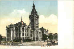 City And County Hall Postcard