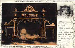 The City Of Lights Postcard