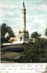 Soldiers Monument, East Rock Park New Haven, CT Postcard Postcard