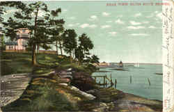 Rear View Savin Rock Proper West Haven, CT Postcard Postcard