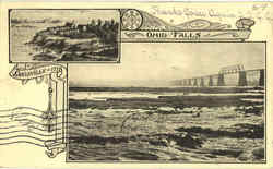 Ohio Falls Postcard