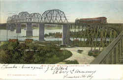 Big Four Bridge Louisville, KY Postcard Postcard