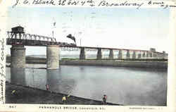 Panhandle Bridge Louisville, KY Postcard Postcard