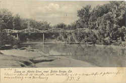 Scene On Amite River Postcard
