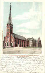 Catholic Cathedral Bishop's Palace And Schools Postcard