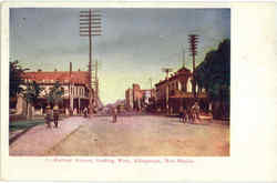 Railroad Avenue Postcard