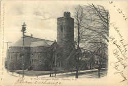 St. Paul's Episcopal Church Paterson, NJ Postcard Postcard