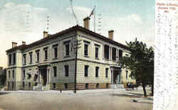 Public Library Postcard