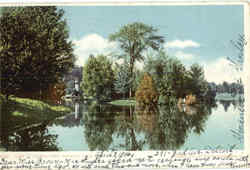 Lake At Palmer Park Postcard