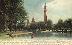 Water Works Park Postcard