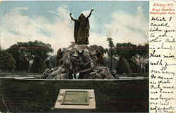 Kings Fountain , Washington Park Postcard