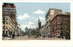 State Street And Capitol Postcard