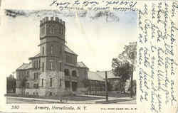 Armory Hornellsville, NY Postcard Postcard