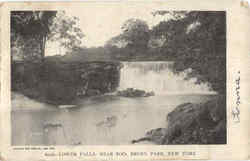 Lower Falls Near Zoo, Bronx Park Postcard
