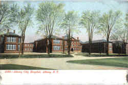 Albany City Hospital Postcard