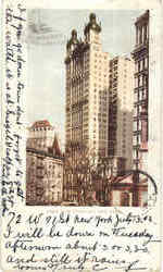Park Row Building New York City, NY Postcard Postcard