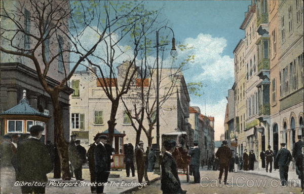 Waterport Street and The Exchange Gibraltar Spain