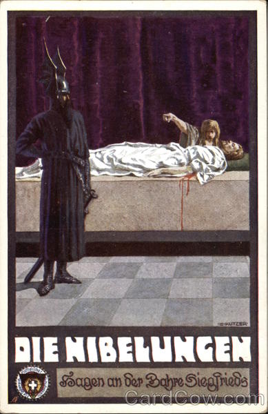 Wagner Opera Die Nibelungen, Sagen an der Bahre Siegfrieds