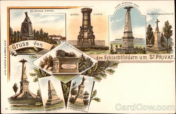 Battlefield Monuments St. Privat France