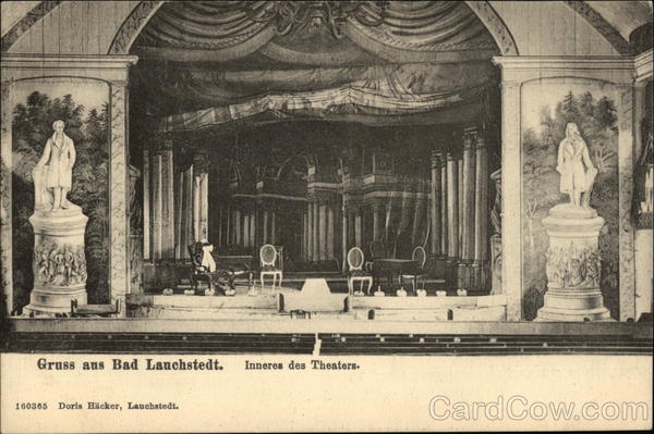 Interior of Theater Bad Lauchstedt Germany