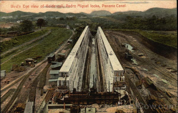 Guide Wall, Pedro Miguel Locks, Panama Canal