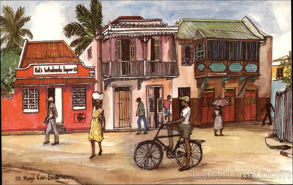 St. Mary's Row Bridgetown Barbados Caribbean Islands