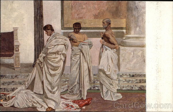 Der Tod Casars by Max Klinger Art