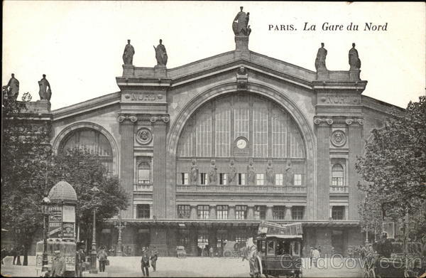 La Gare du Nord Paris France
