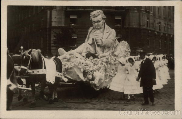 Deutsches Bundes Sängerfest, Festzug - Schubertwagen Vienna Austria