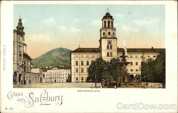 Residenzplatz Salzburg Austria